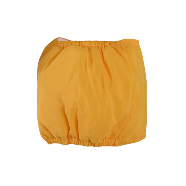 Opakbaar Incontinentieband voor Honden Grootte XL 50–70 cm Katoenmengsel Verstelbare Klittenbandsluiting Comfortabele Wasbare Beschermband geel