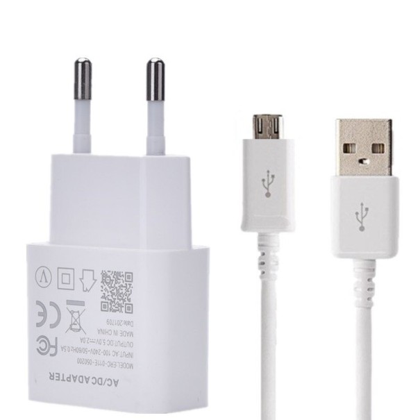 Oplader med Micro USB / USB-C-kabel 1