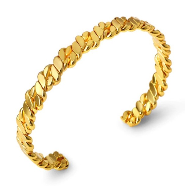 Öppet armband för kvinnor H152 gammelrosa
