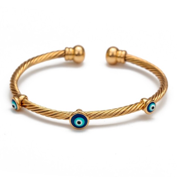 Öppet armband för kvinnor H511 silver