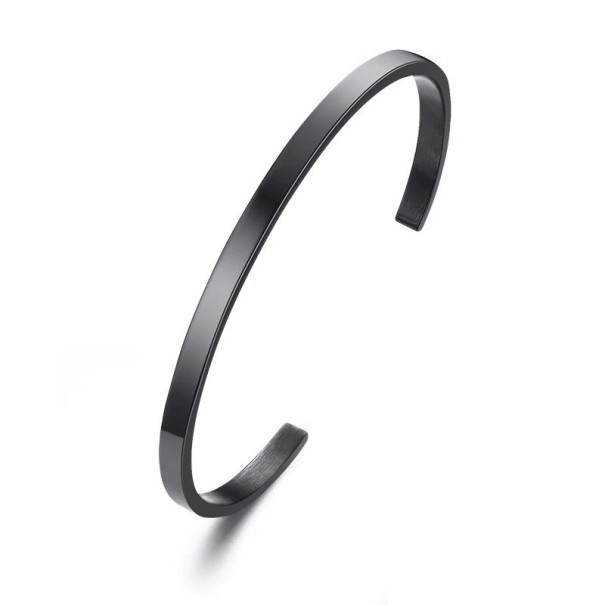 Öppet armband svart