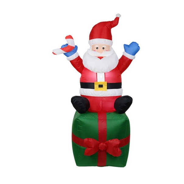 Oppustelig juledekoration til julemanden 2