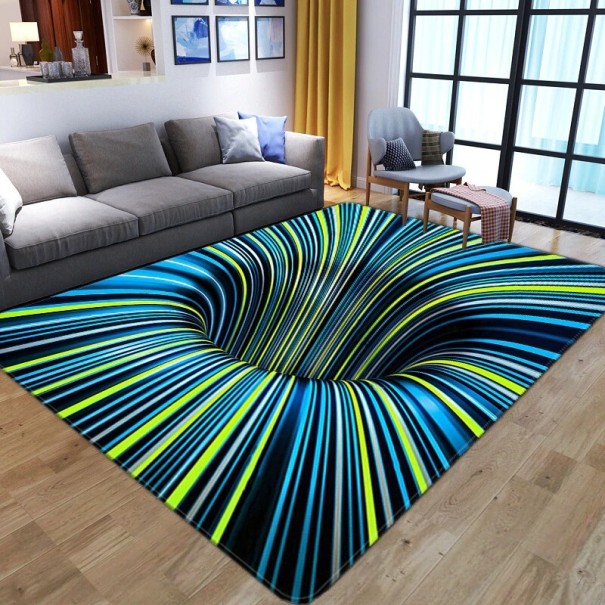 Optisk illusionsmatta 120x160 cm 1