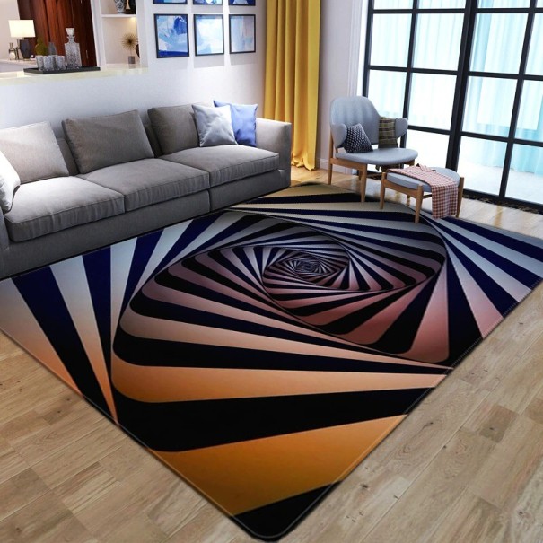 Optisk illusionstæppe 80x120 cm 4