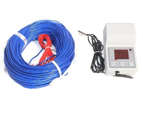 Opvarmning af luft i drivhuset 50 m