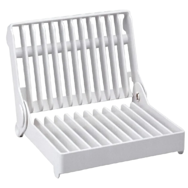 Opvaskestativ Køkkenorganisator Plastik tallerkenhylde Køkkenorganisator 21 x 18 x 16 cm 1