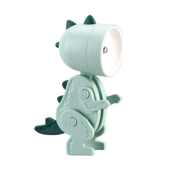 Opvouwbare dinosauruslamp lichtgroen