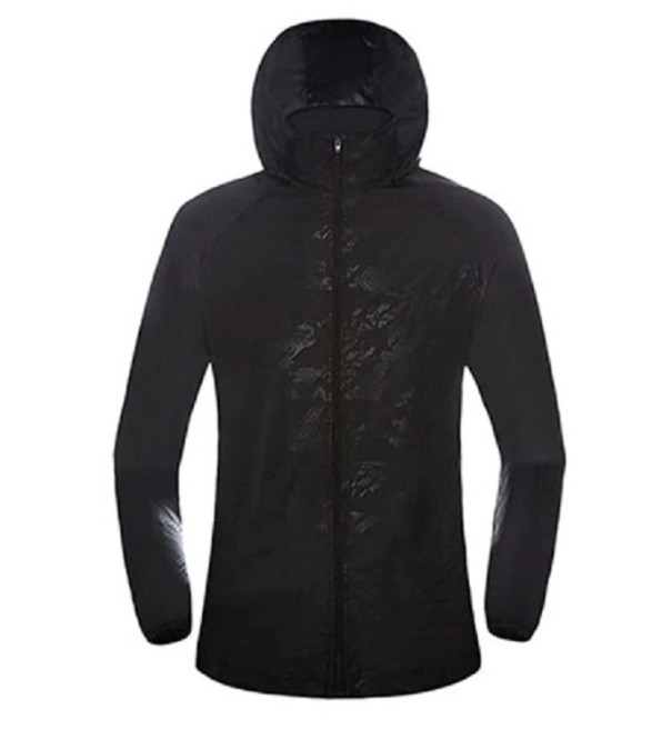 Opvouwbare outdoorjas voor heren J3514 zwart S
