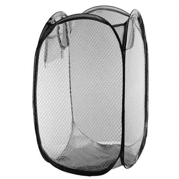 Opvouwbare wasmand zwart