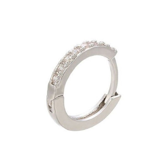 Orecchini a cerchio da donna con zirconi A3164 5