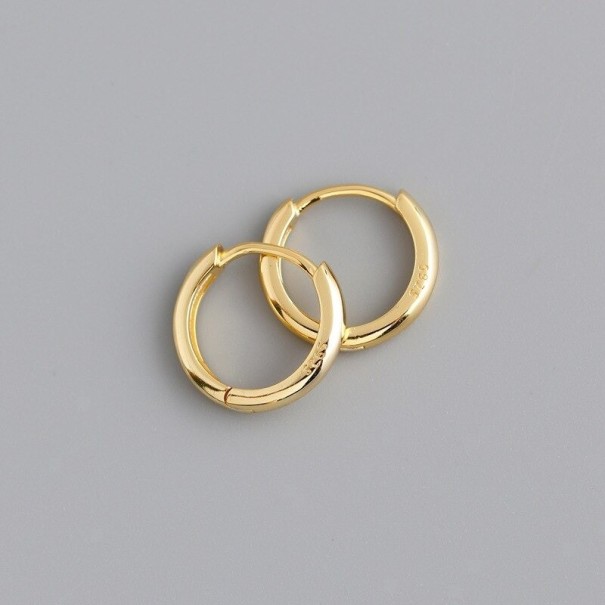 Orecchini a cerchio da donna G137 oro 10,5 mm