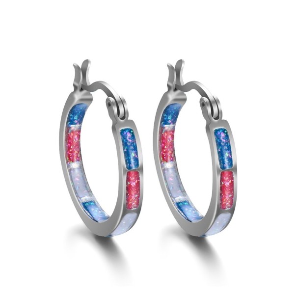 Orecchini a cerchio da donna G835 4