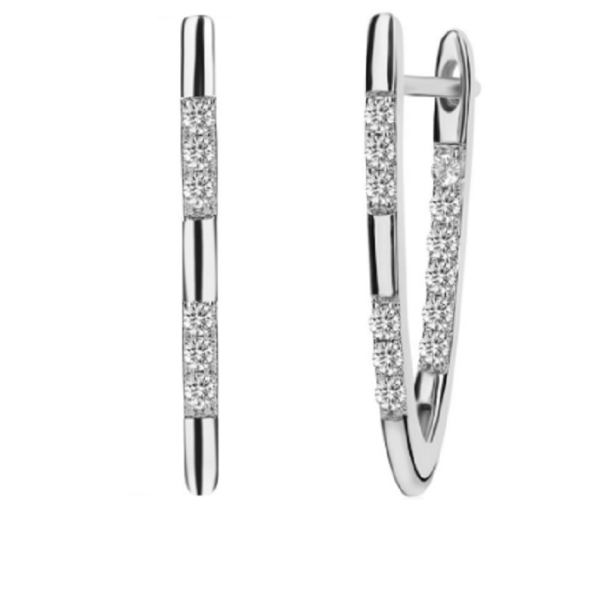 Orecchini a cerchio da donna H724 10