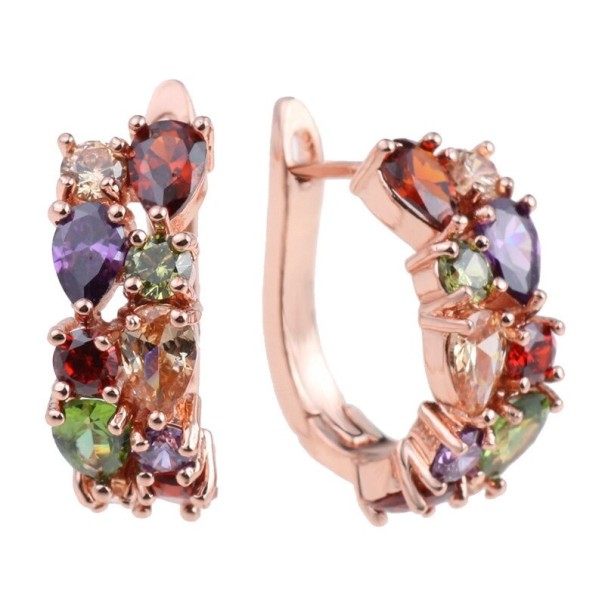 Orecchini a cerchio da donna H726 11