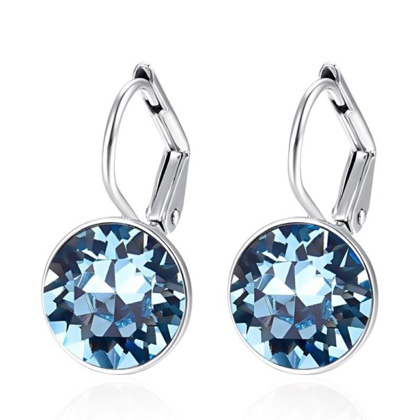 Orecchini a pendente da donna G1027 blu