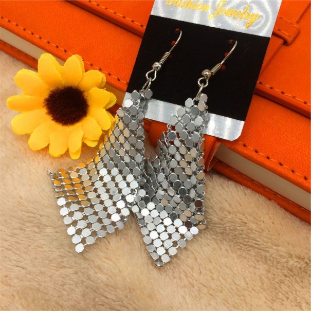 Orecchini a pendente da donna G629 argento