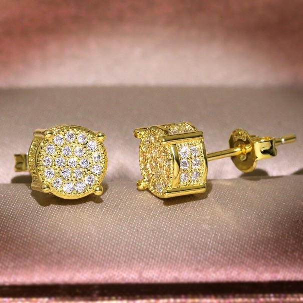 Orecchini a perno con zirconi A3165 4