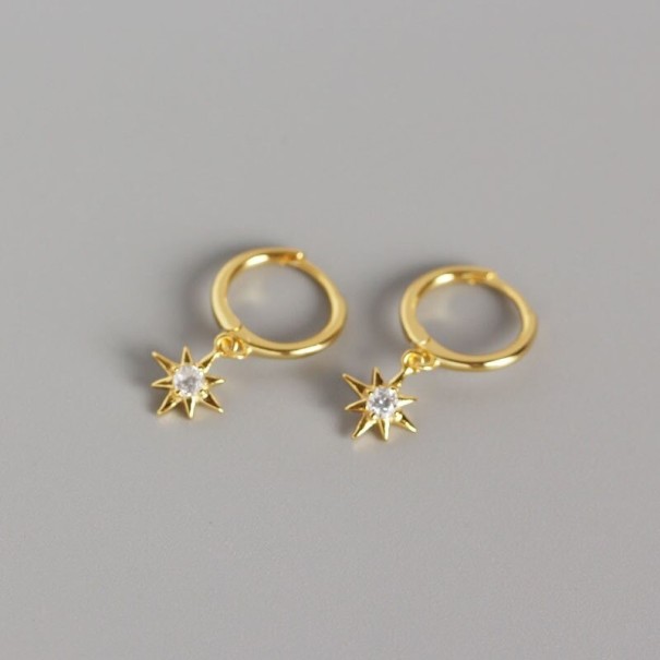 Orecchini da donna con stelle oro