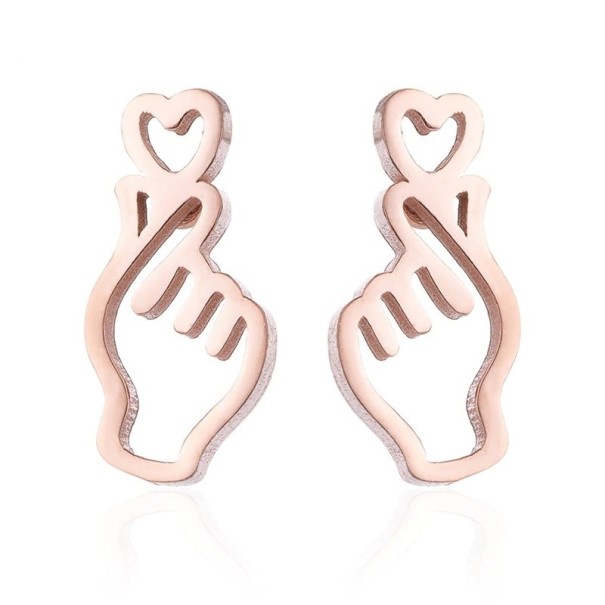 Orecchini da Donna G806 rosa antico 2