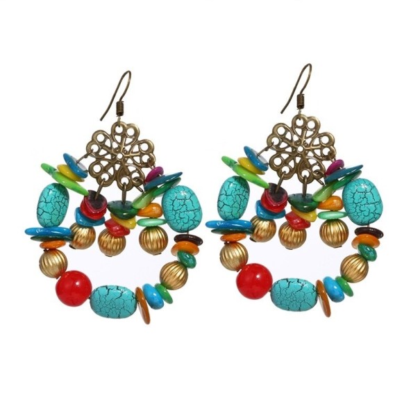 Orecchini pendenti da donna G1333 multicolore