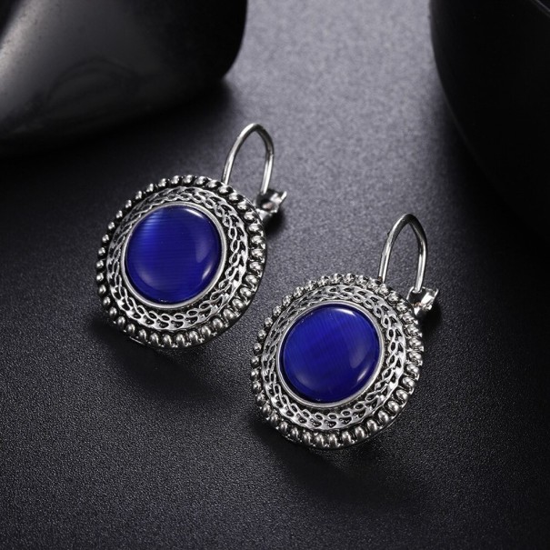 Orecchini pendenti da donna G859 blu