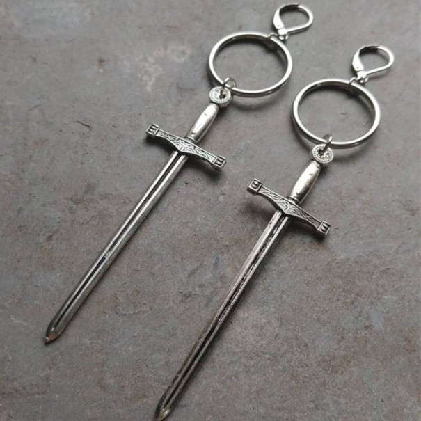 Orecchini pendenti da donna spada G596 14