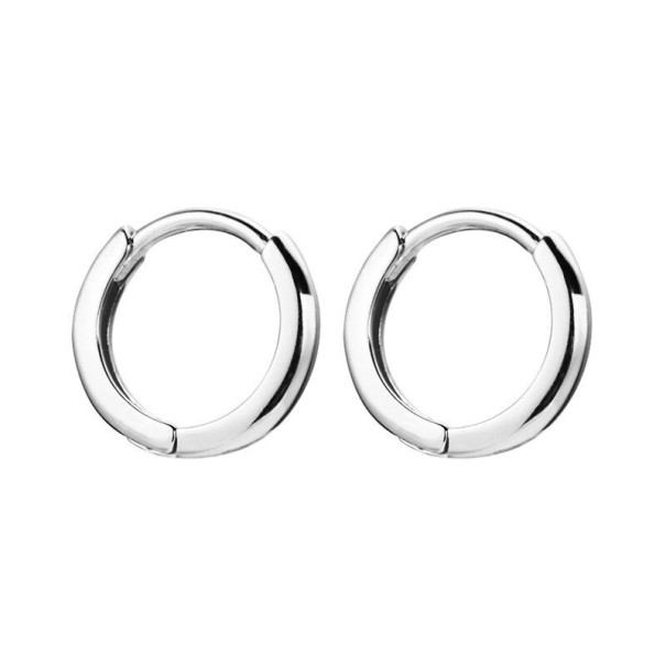 Øreringe med bøjle G2481 sølv 12 mm