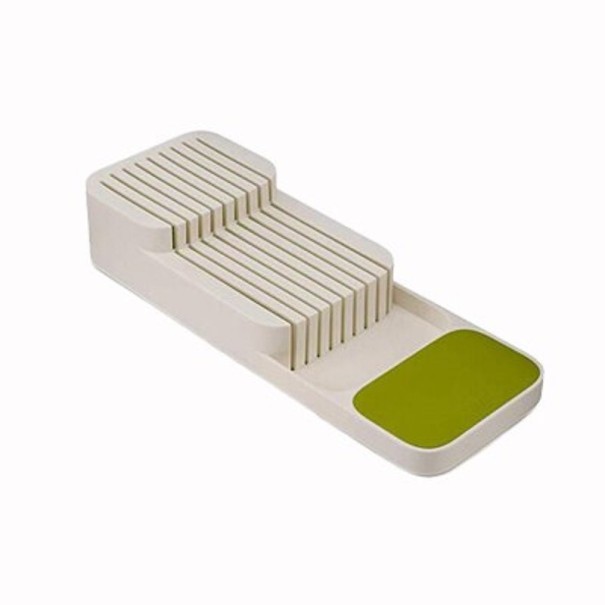 Organisateur de couteaux vert