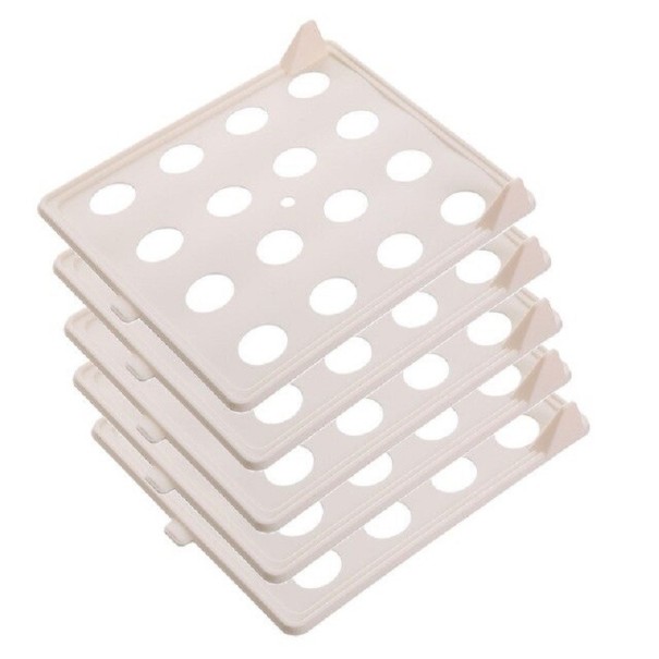 Organisateur de vêtements J443 crème 5 pcs