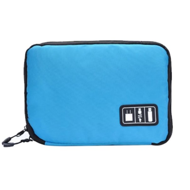 Organisateur de voyage pour électronique T810 bleu