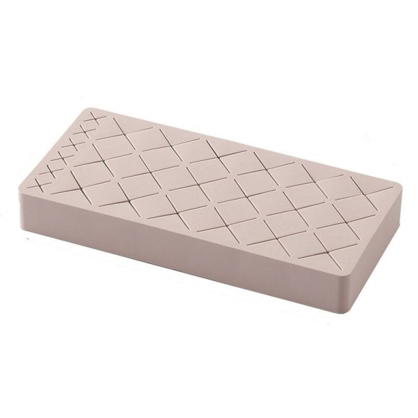Organisateur en silicone pour rouges à lèvres rose clair M