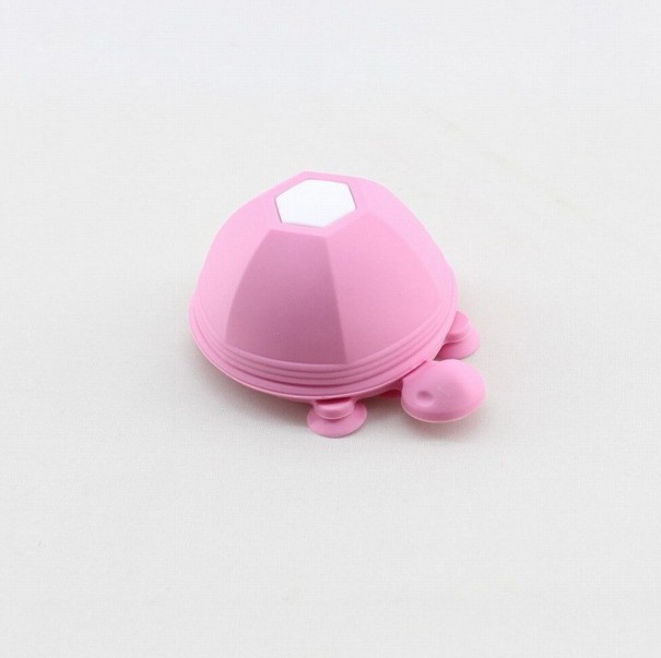Organizador de cabos em forma de tartaruga rosa
