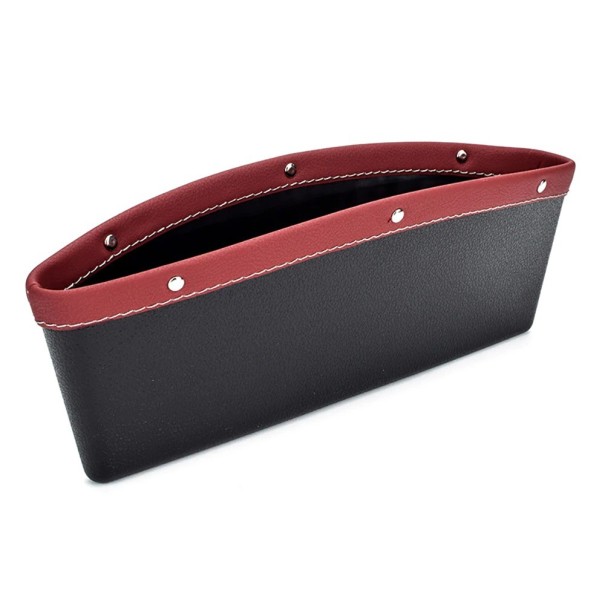 Organizador de coche entre los asientos rojo oscuro