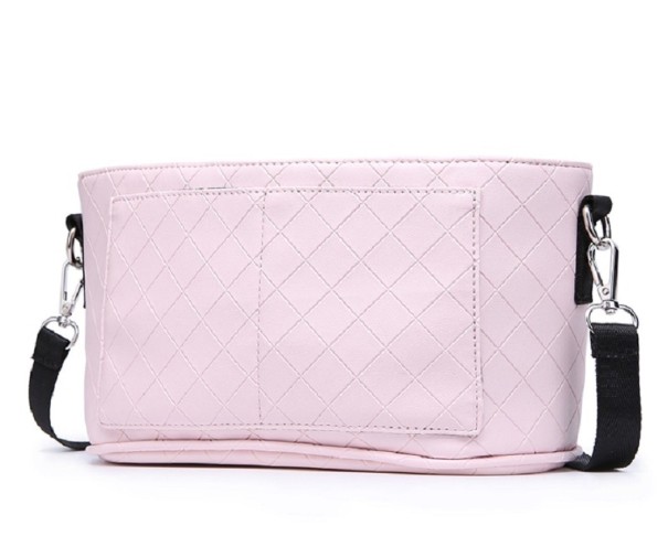 Organizador de cochecito de lujo rosa