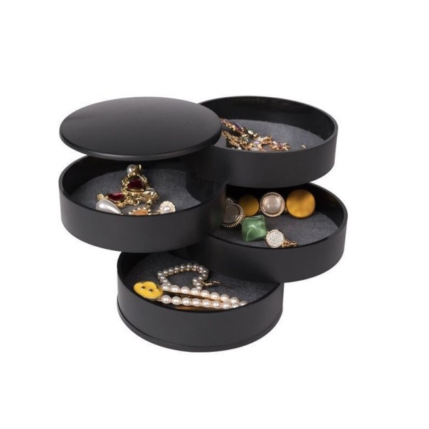 Organizador de joyas negro