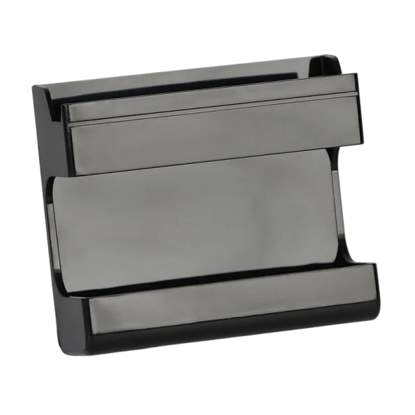 Organizador de parede multifuncional Suporte para comandos e telemóveis Organizador prático para o lar 97 x 36 x 86 mm preto