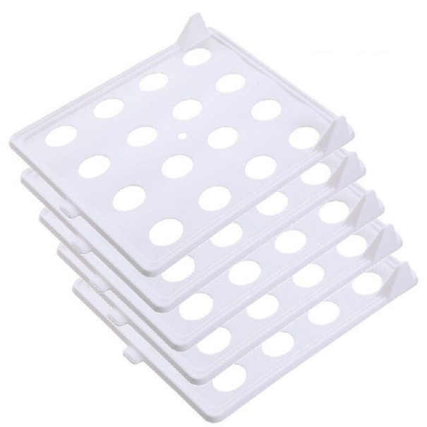 Organizador de ropa J443 blanco 5 uds.