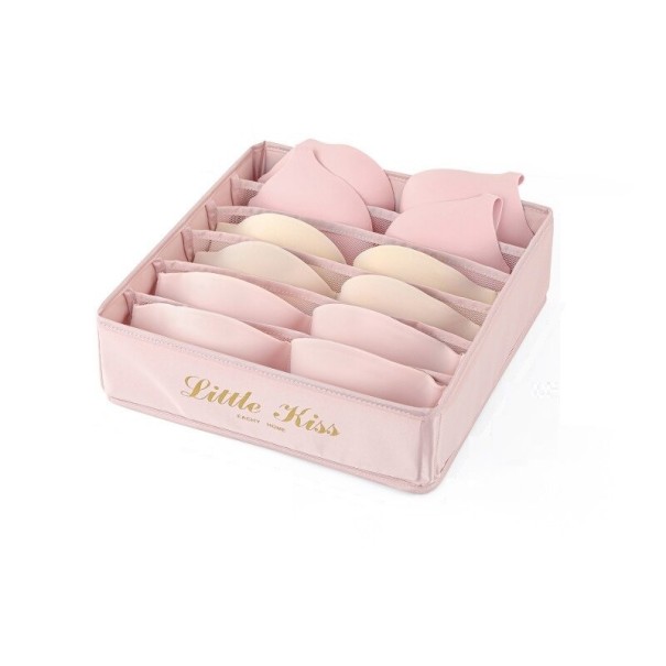 Organizador de roupa interior rosa 1