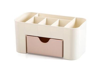 Organizator cosmetic din plastic J696 roz