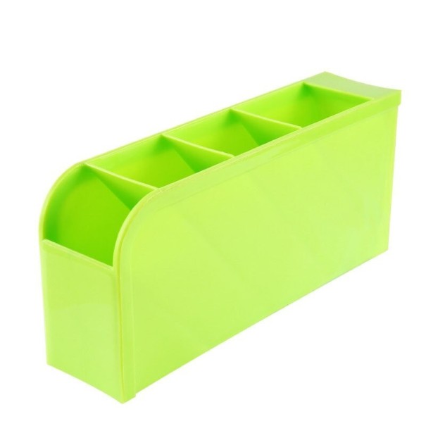 Organizator de plastic pentru birou C713 verde deschis