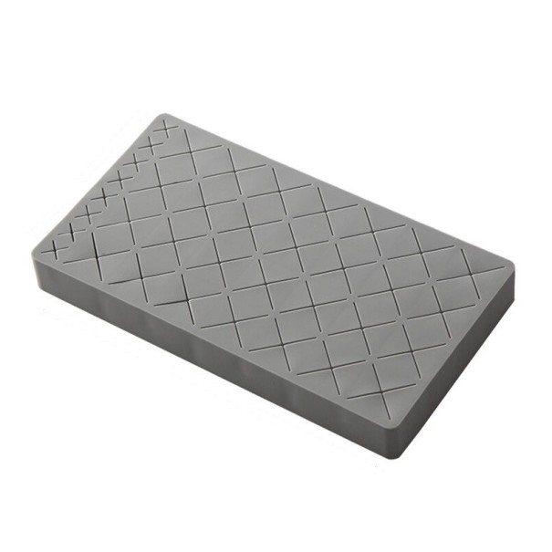 Organizator de rujuri din silicon gri deschis L