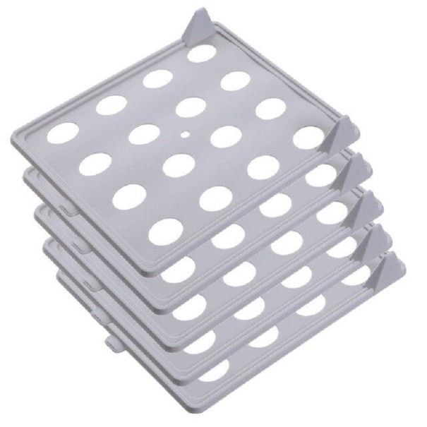 Organizator haine J443 gri 5 buc