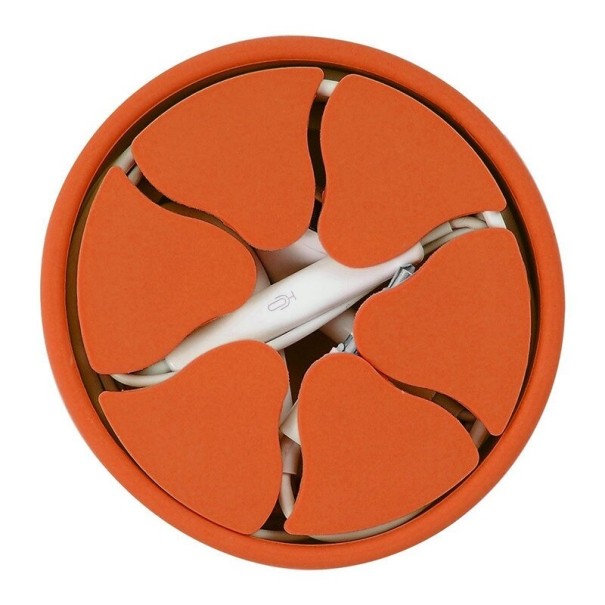 Organizér na sluchátka oranžová
