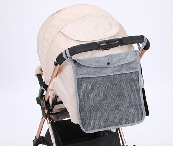 Organizzatore da appendere per passeggino grigio