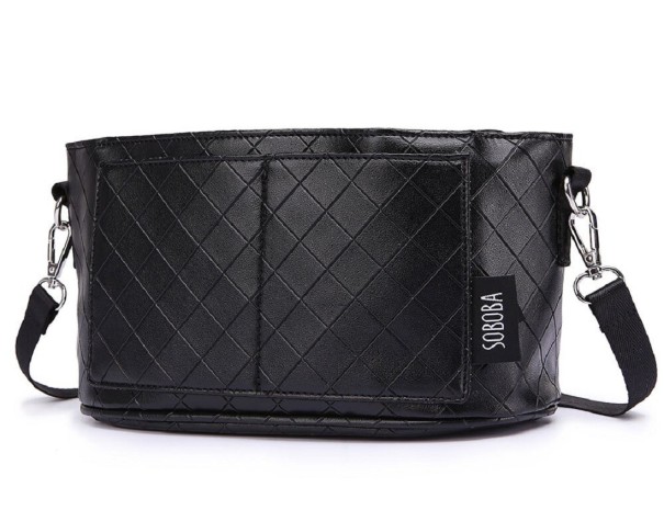 Organizzatore di lusso per passeggini nero