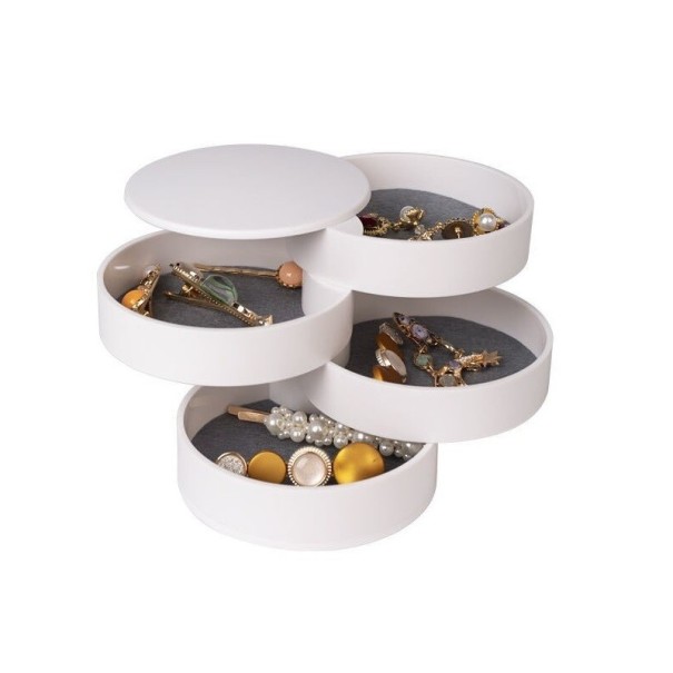 Organizzatore per gioielli bianco