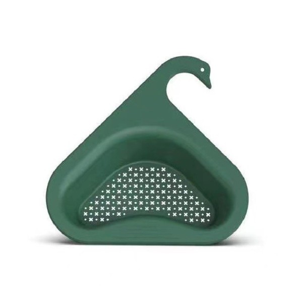 Organizzatore per lavello angolare verde scuro