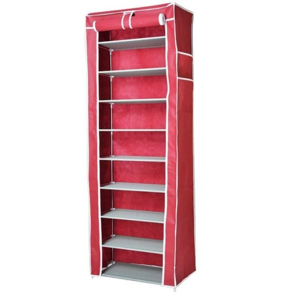 Organizzatore per scarpe rosso