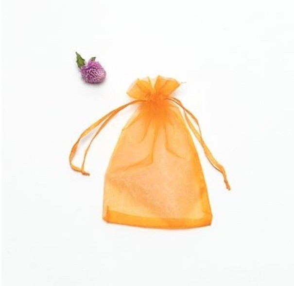 Organzabeutel 100 Stk orange M