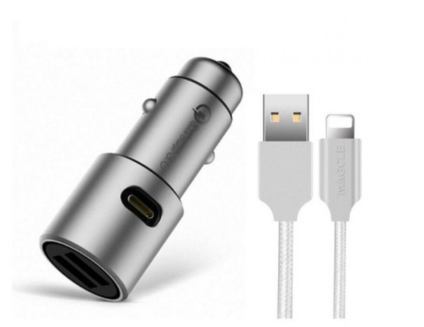 Originales USB-Autoladegerät J737 IOS-Kabel